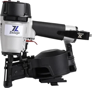 Pneumatic 15° Coil Roofing Nailer Kit with 120 PCS Capacity and Accessories - Picture 1 of 11
