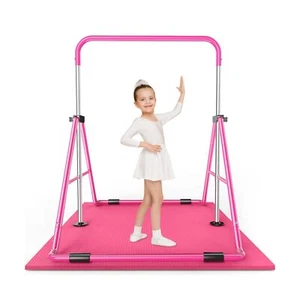 Expandable Gymnastics Bar for Kids - Height Adjustable Junior Training Bar fo... - Picture 1 of 7