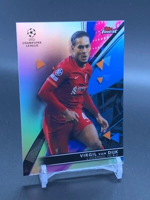2021-22 Topps Finest UEFA Champions League Refractor #72 VIRGIL van DIJK - Image 1 of 2