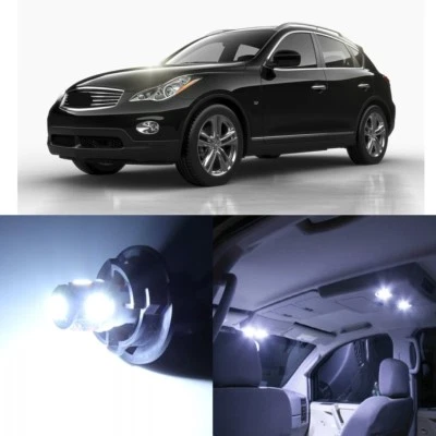 Paquete de 16 luces interiores LED blancas para Infiniti FX35 QX70 2009-2018 + HERRAMIENTA Foto 1 de 4