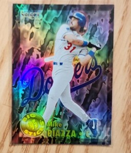 1995 Select Big Sticks #BS4 Mike Piazza Insert Card MLB Los Angeles Dodgers