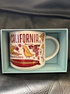Starbucks CALIFORNIA "Been There Series" 14 oz Mug The Golden State Malibu *New* - Picture 1 of 4