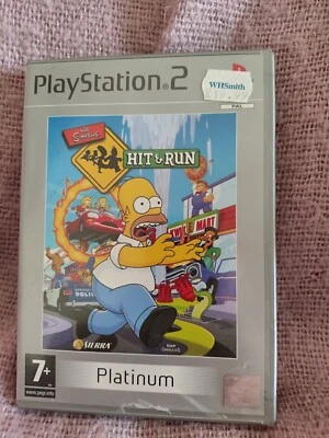 PlayStation 2 Simpsons Hit and Run Platinum Label PAL CIB - Image 1 of 4