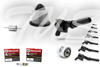 Kit de puesta a punto Ford Expedition 2001-2002 4,6 L bobina de encendido de alta resistencia DG508 SP493 Foto 1 de 4