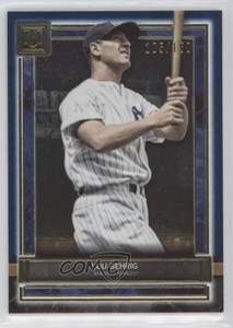 2020 Topps Museum Collection Sapphire /150 Lou Gehrig #74 HOF