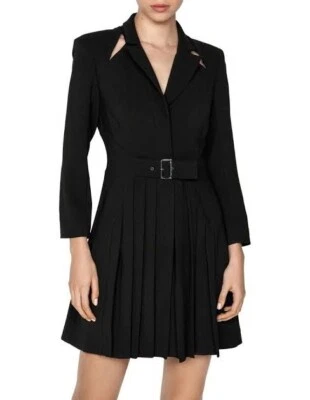 CUE Pleated Blazer Jacket Dress Size 14 - image 1 of 4
