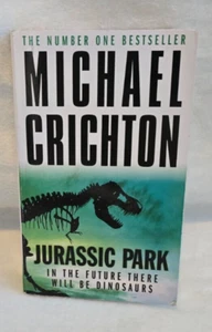 Jurassic Park - Crichton Michael - Paperback - Pre Owned - No 1 Bestseller - Picture 1 of 5