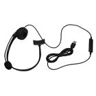 Usb Call Center Headset With Noise Cancelling Mic Monaural Headphone For Pc5789