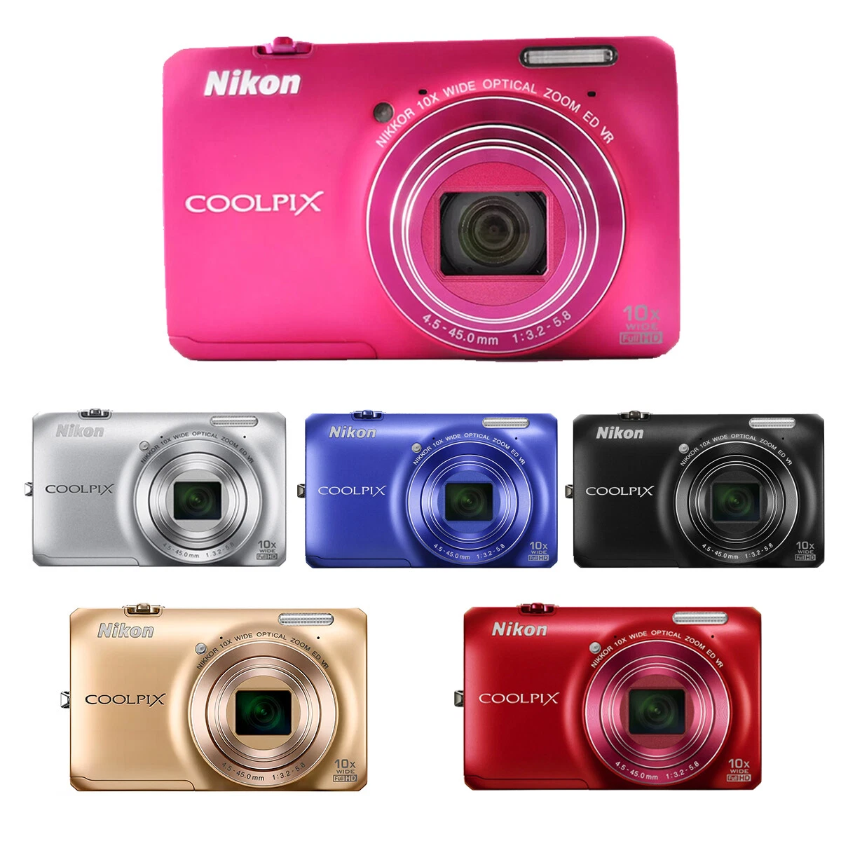 訳アリ】 Nikon ニコン COOLPIX S6300 パープル Nikon coolpix S6300