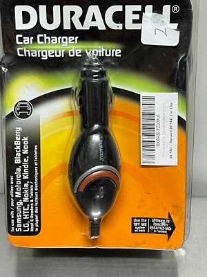 Duracell DCS5341 Micro USB Car Charger with Type C Adapter - Image 1 of 2