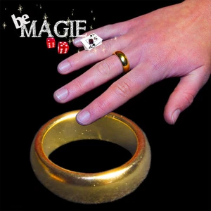 PK Ring Or - Taille au choix - Bague aimantée - Tour de magie - Imagen 1 de 1