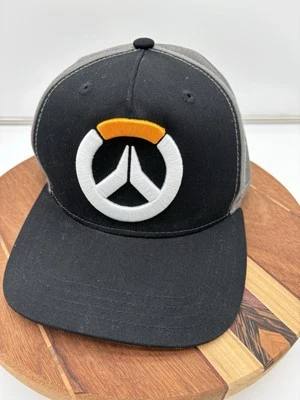 Gorra de béisbol JINX Overwatch Showdown Snapback negra amarilla ajustable Foto 1 de 4
