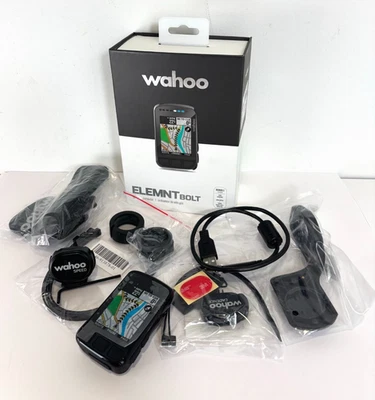 Wahoo Element Bolt GPS Bike Computer Bundle - Heart Rate/Cadance/Speed Sensor - Image 1 of 4
