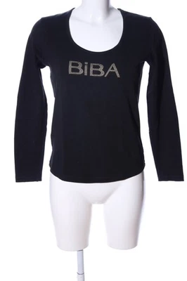 BIBA Manga larga Mujeres Camisa Talla EU 36 negro look casual - Imagen 1 de 4