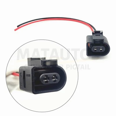 2 Wire Windshield Washer Pump Connector Repair For BMW M3 M5 M6 2006-2012 - Image 1 of 4