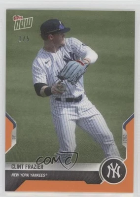 2021 Topps Now Road to Opening Day Orange /5 Clint Frazier #OD-34 - Image 1 of 2
