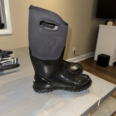 Bogs Boots Black Neo-Tech women 8 Classic High waterproof Tall outdoor rain - Image 1 of 4