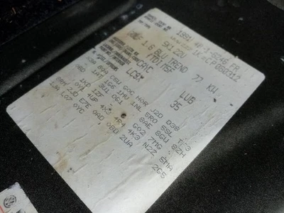 LUB 850100 gearbox for VOLKSWAGEN GOLF VI (5K1) 2008 - Image 1 of 2