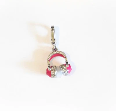 Juicy Couture 2007 Silver and Pink Headphones Charm YJRU6184 #W2 - Image 1 of 4