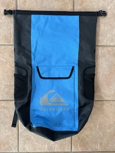 Quiksilver Sea Stash 35L Roll Top Waterproof Backpack – Blue/Black - Picture 1 of 8
