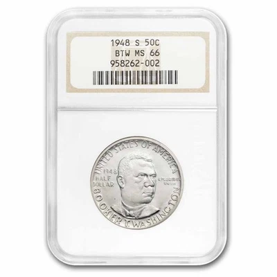 1948-S Booker T. Washington Half Dollar MS-66 NGC - Image 1 of 3