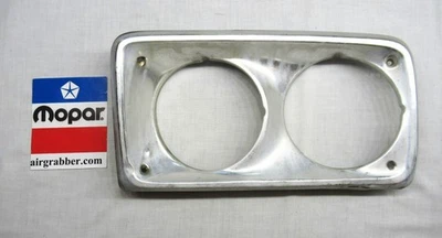 1973 73 1974 74 Road Runner Satellite Sebring aluminio faro bisel izquierdo Foto 1 de 4