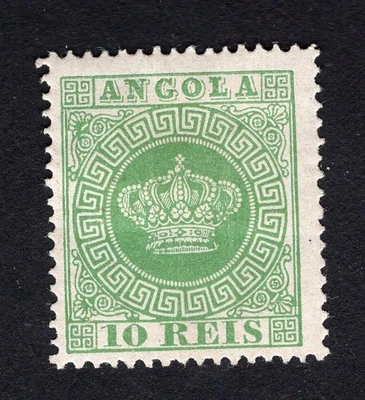 Angola 1883 Stamp Mi#10(1)C MH CV=11,1$ - Image 1 of 2