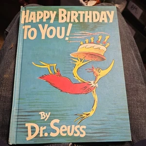 vintage Suess' Happy Birthday  To You, 1959 Hardcover Book Club Edition - Picture 1 of 3