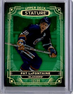 Pat Lafontaine Legend Green /99 2022-23 Upper Deck Stature - Picture 1 of 2