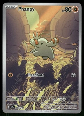 Phanpy #205/191 Pokemon SV08: Surging Sparks - Image 1 of 2