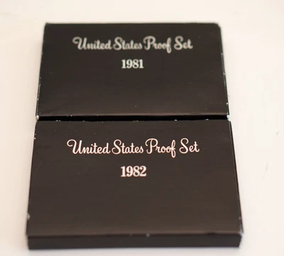 1981 & 1982 US Mint Proof Sets (INV U) - Image 1 of 2