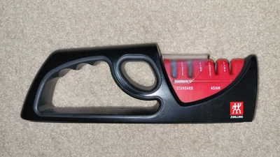 j a henckels 4-Stage Handheld knife sharpener, Black - Image 1 of 4