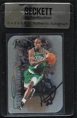 BAS 1998 Skybox Molten Metal Heavy Xplosion Kenny Anderson Seal of Authenticity - Image 1 of 2