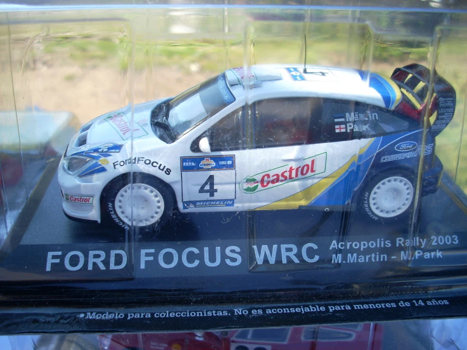 Die Cast Ford Focus Wrc Acropolis Rally 2003 M.Martin M.Park escala 1:43 Foto 1 de 1