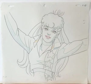 BARBIE And The Sensations Original Animation Pencil Art Drawing DIC Mattel - Picture 1 of 1