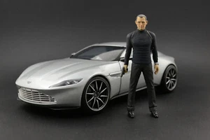 Daniel Craig James Bond Figure for 1:18 Aston Martidn DB10 HotWheels Elite noCAR - Picture 1 of 9