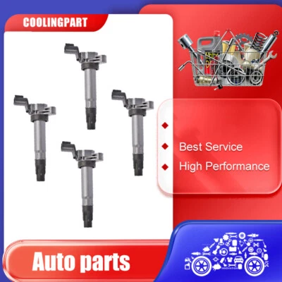 For Holden Barina Spark MJ 1.2L B12D2 13-15 Auto Only 4pin Ignition Coil Pack 4X - image 1 of 4