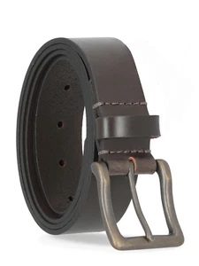 Herrengürtel 38 mm Leder Freizeit dunkelbraun - Bild 1 von 12