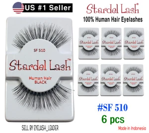 Ciglia capelli umani "6 pezzi" 100% "Stardel Lash" #SF510 - Foto 1 di 3