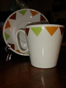 Shenango Form MCM Restaurant ware triangle pattern avocado orange brown choose! - Picture 1 of 35