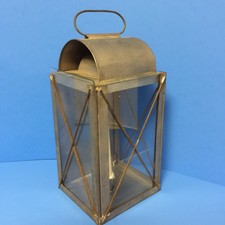 Vintage Antique Style Colonial Tin Outdoor Wall Lantern Lamp Candle Holder Barn