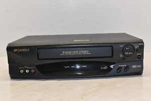 Sansui VCR VHF6010B 4 Head Hi-Fi Stereo VHS Player Recorder Tested Works - Picture 1 of 4