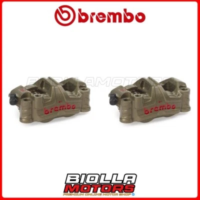 XB9L2A0 KIT PINZE FRENO BREMBO RADIALI CNC GP4-RR 100 MM APRILIA RSV4 R 1000 201 Foto 1 de 4