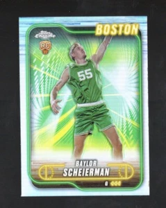 2024-25 Topps Chrome Basketball #143 Baylor Scheierman Refractor - Picture 1 of 2