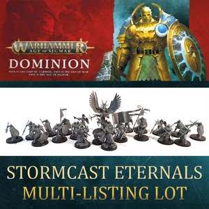 STORMCAST ETERNALS - Multi-Listing Lot Box Army - Warhammer AOS Dominion *NOS*