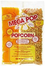Gold Medal Mega Pop Butter Corn/Oil/Salt Kits 8 oz. Pouch (Pack of 6)
