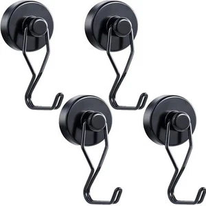 100LBS Neodymium Magnetic Hooks Heavy Duty for Kitchen and Outdoor Use - Picture 1 of 7