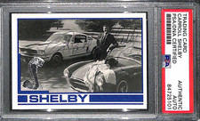 Carroll Shelby "427 Cobra, GT500, GT350" Autographed Signed Rookie Card PSA (RC)
