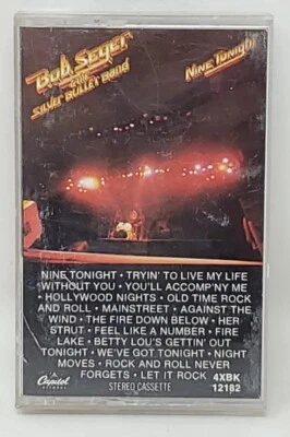 Bob Seger Nine Tonight Cassette Tape 1981 Capitol Records Live VG+ CS2 - Image 1 of 3