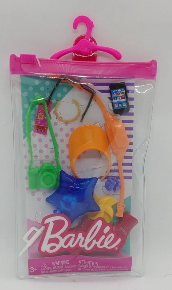 Mattel Barbie Summer Accessories Boots Phone Camera Glasses Fashion Pack A3-5